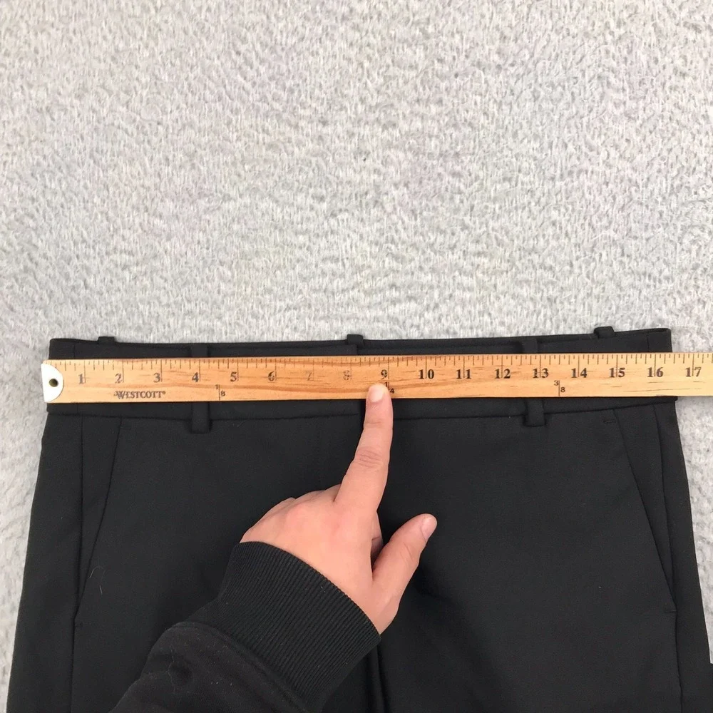 J Crew 365 Cameron Slim Cropped Pants Womens 10 Black Four Season Stretch NEW